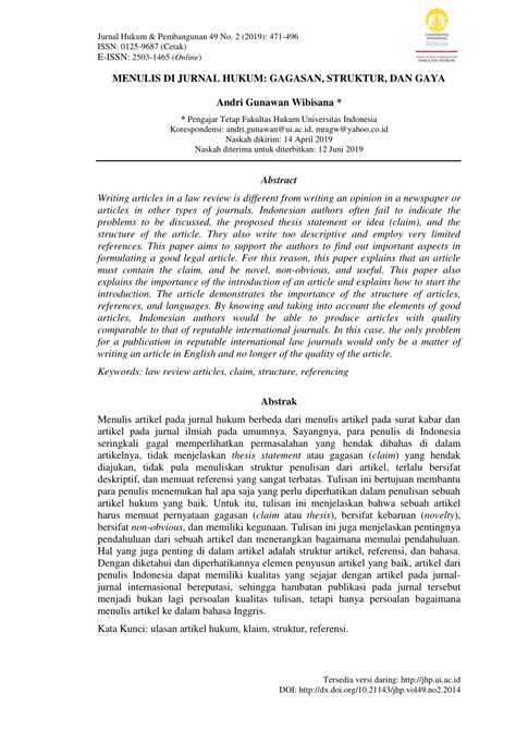 jurnal hukum pascal pdf